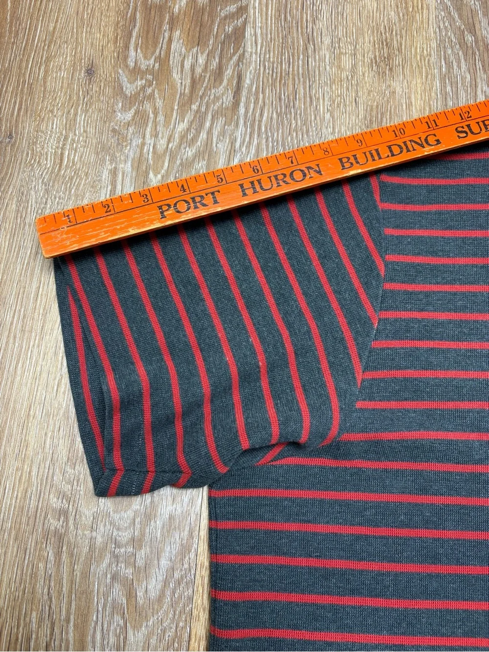 Ralph Lauren Black Polo with Red Stripes